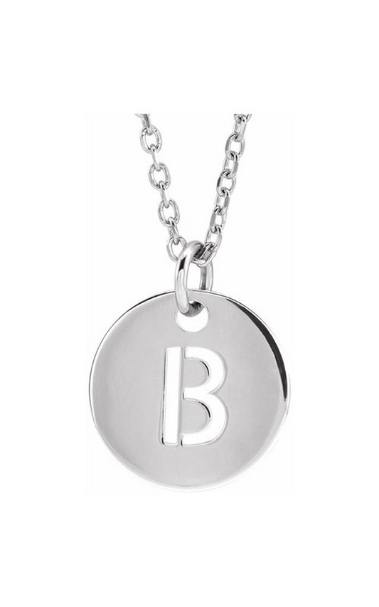 14K White Gold Metal Necklace