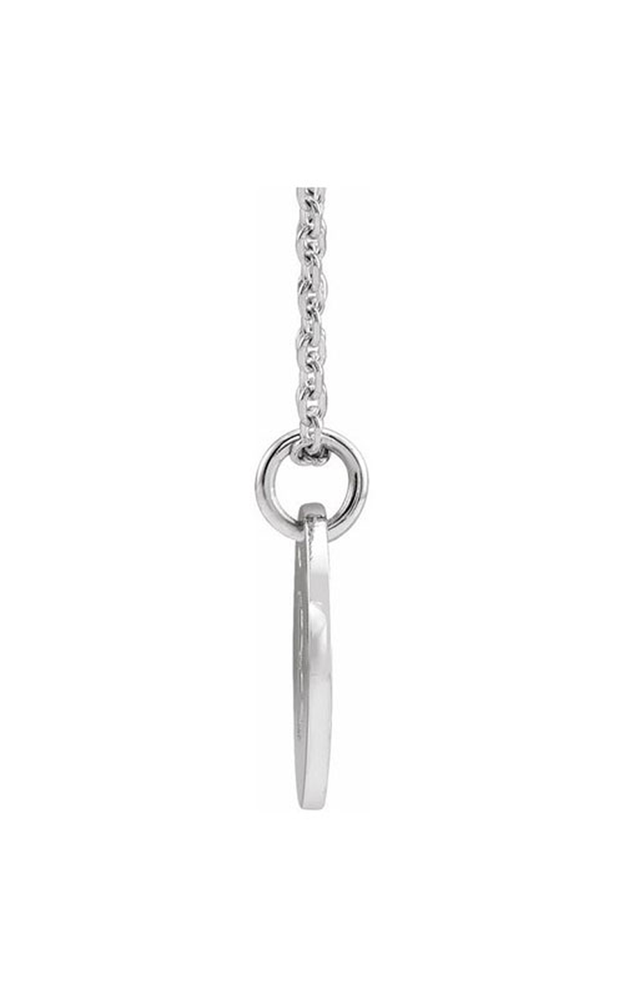 14K White Gold Metal Necklace