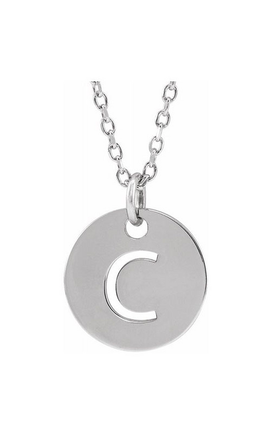 14K White Gold Metal Necklace