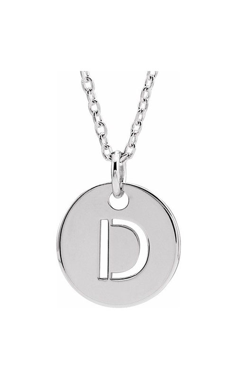 14K White Gold Metal Necklace