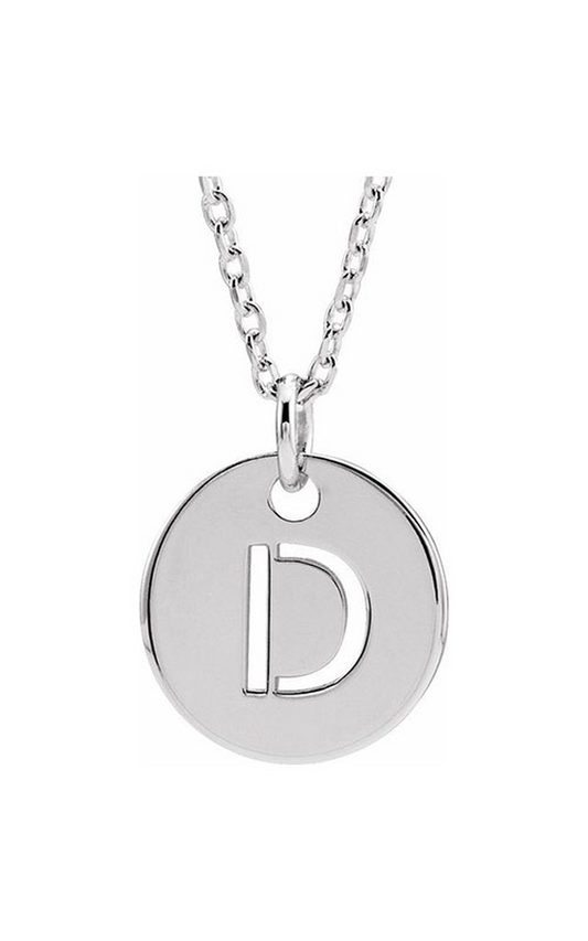 14K White Gold Metal Necklace