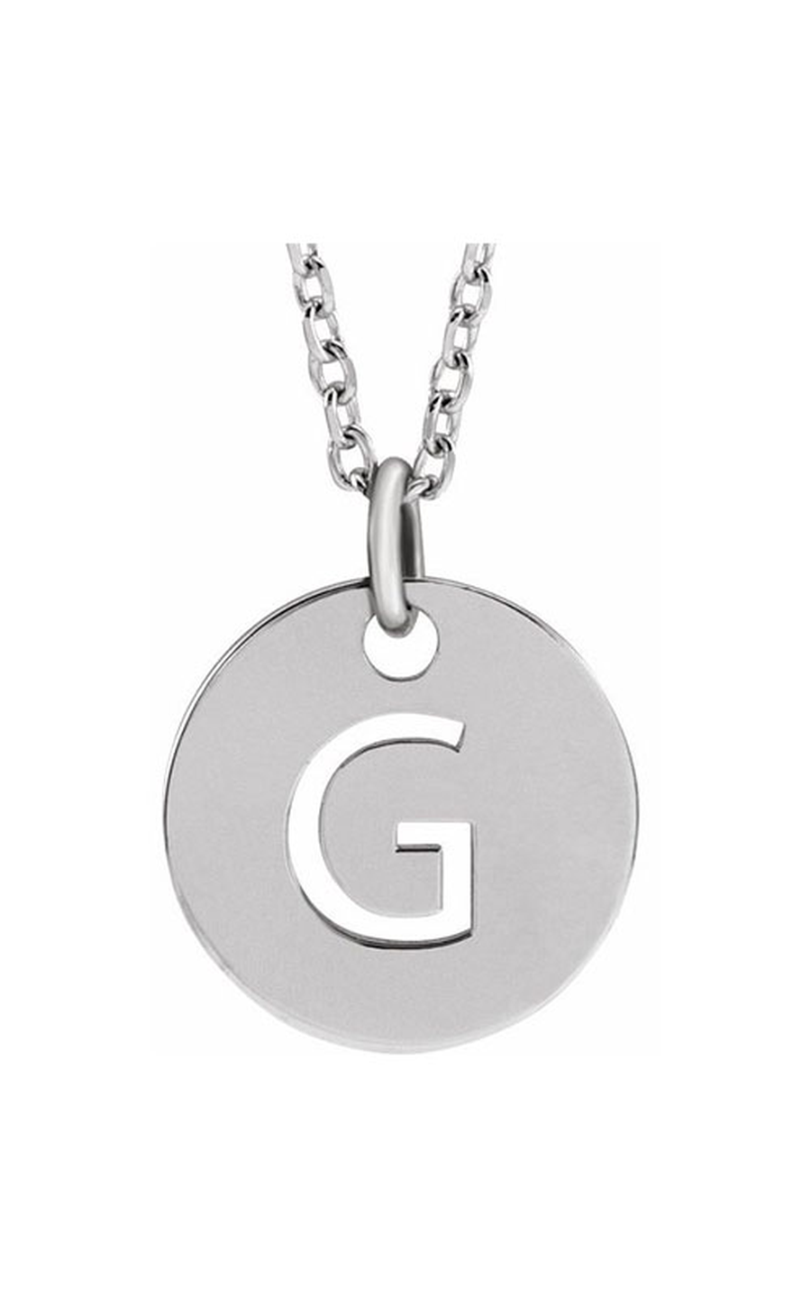 14K White Gold Metal Necklace