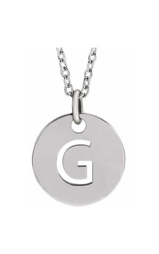 14K White Gold Metal Necklace