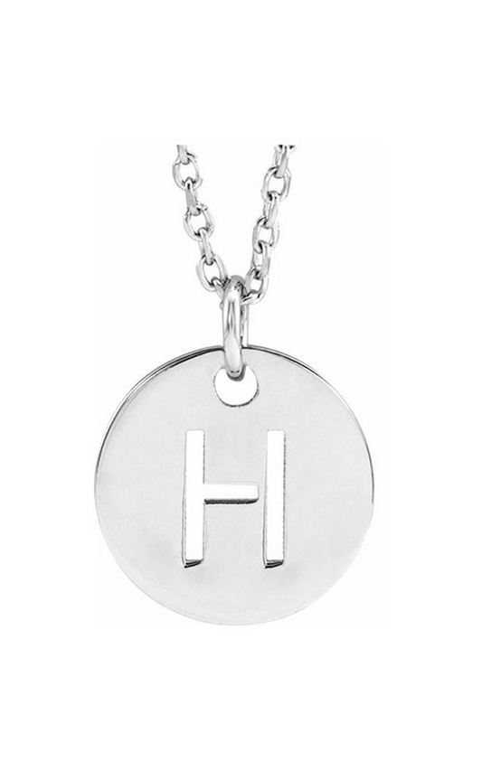 14K White Gold Metal Necklace