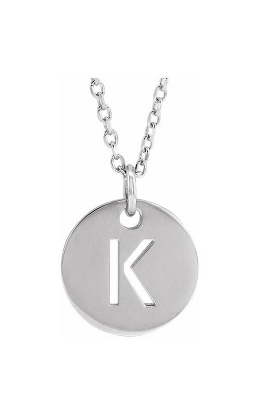 14K White Gold Metal Necklace