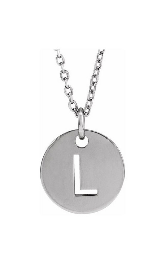 14K White Gold Metal Necklace