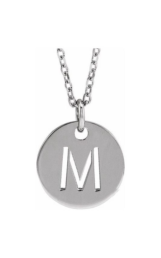 14K White Gold Metal Necklace