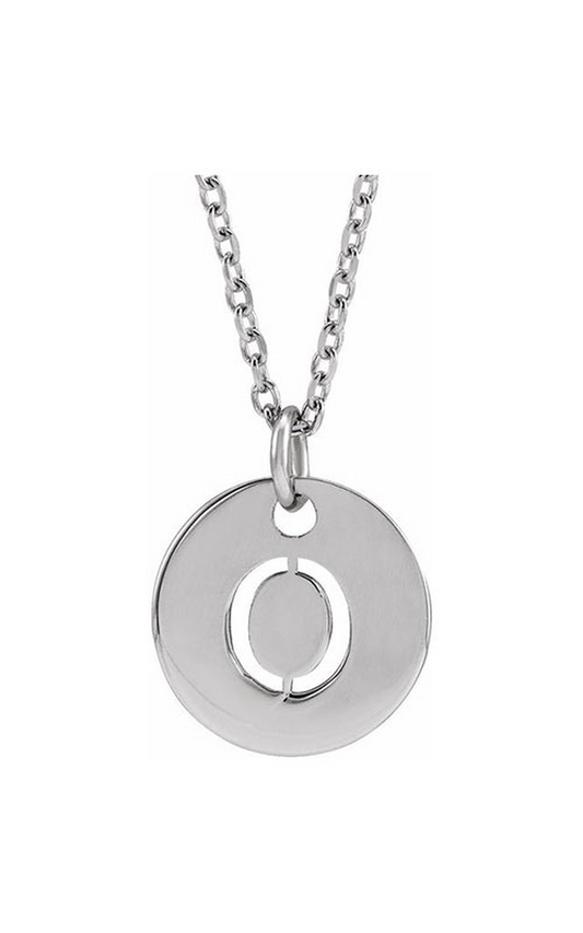 14K White Gold Metal Necklace
