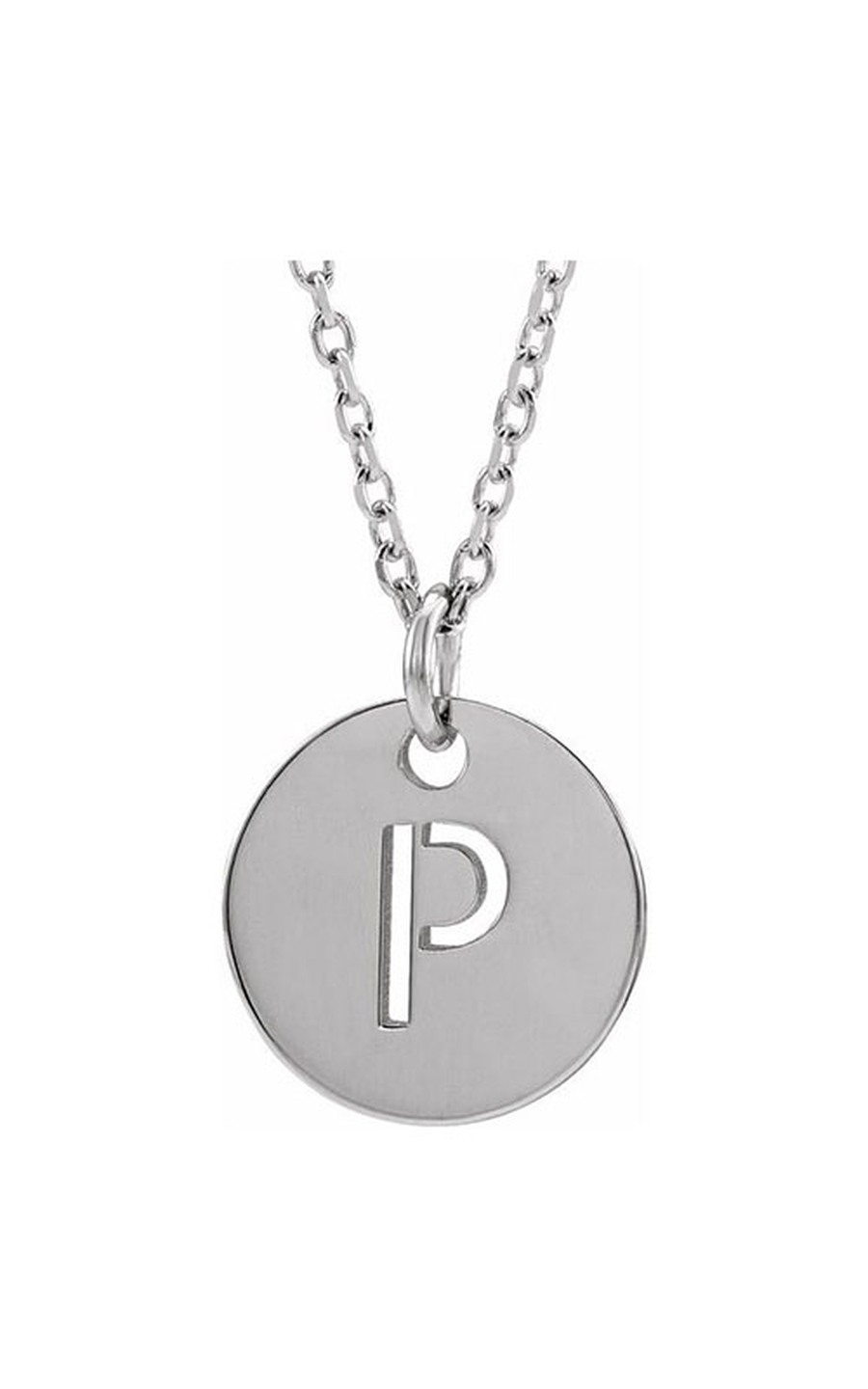 14K White Gold Metal Necklace