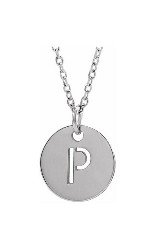 14K White Gold Metal Necklace