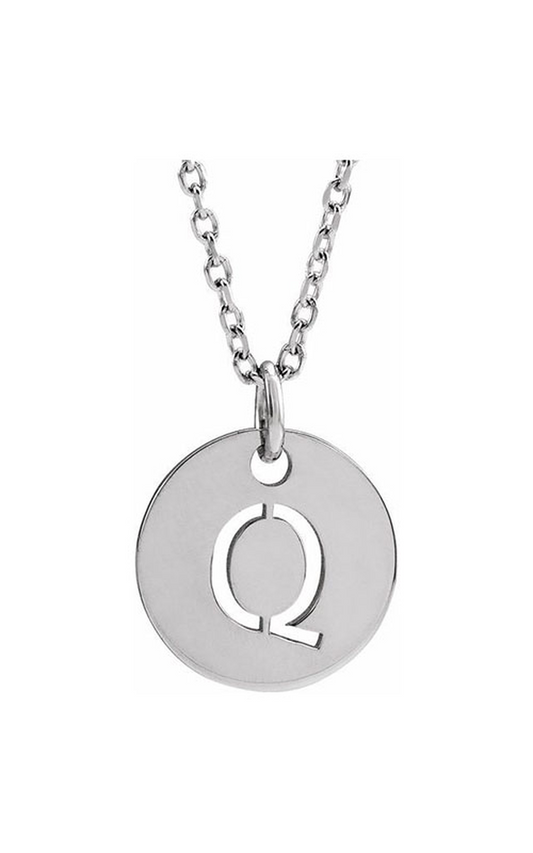 14K White Gold Metal Necklace