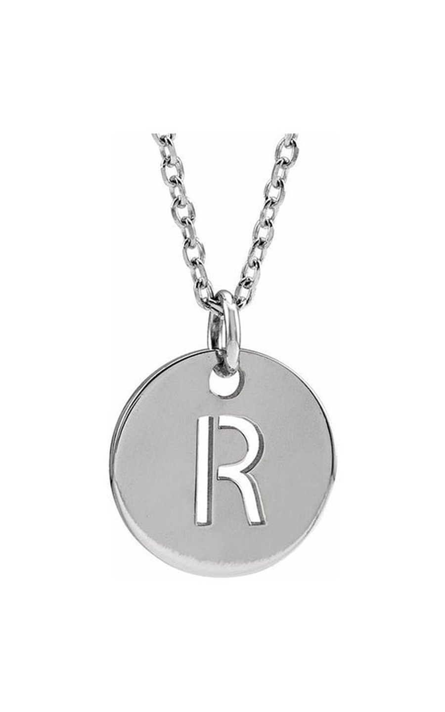 14K White Gold Metal Necklace