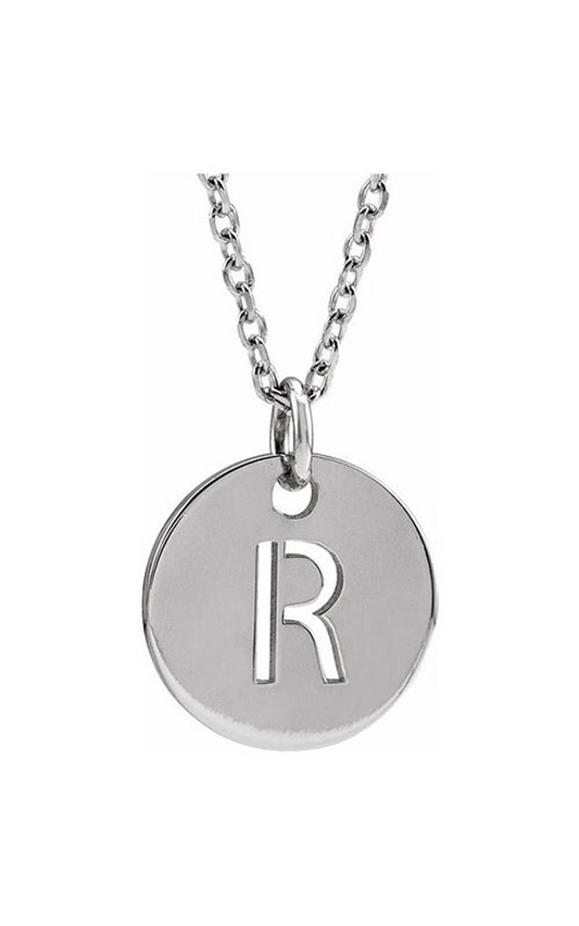 14K White Gold Metal Necklace