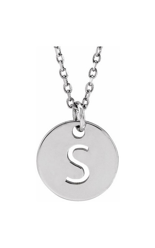 14K White Gold Metal Necklace
