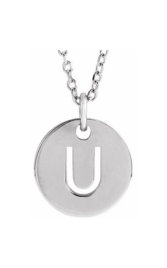 14K White Gold Metal Necklace