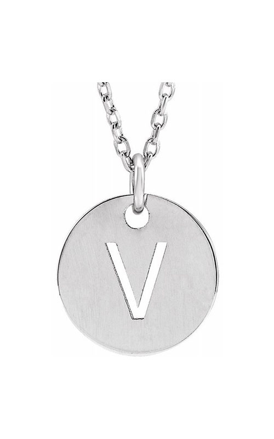 14K White Gold Metal Necklace