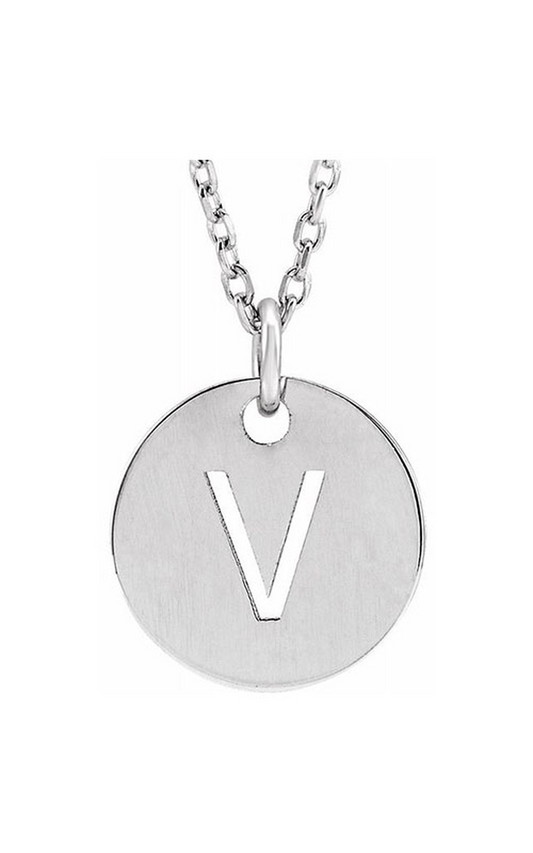 14K White Gold Metal Necklace