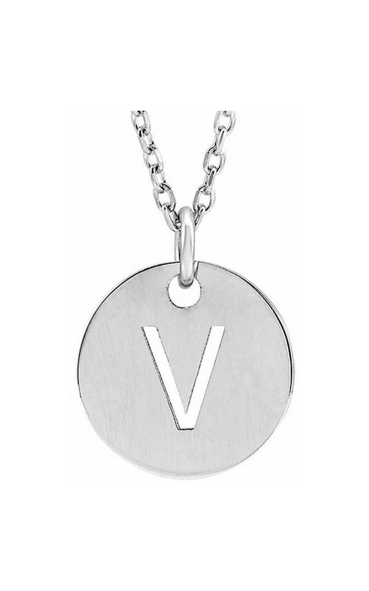 14K White Gold Metal Necklace