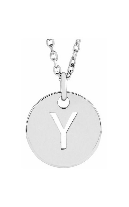 14K White Gold Metal Necklace