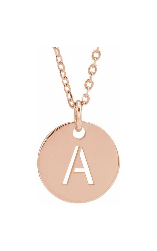 14K Rose Gold Metal Necklace