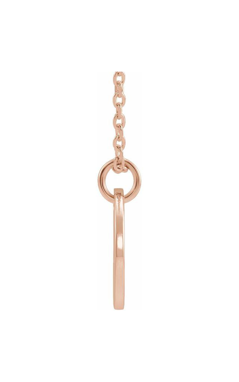 14K Rose Gold Metal Necklace