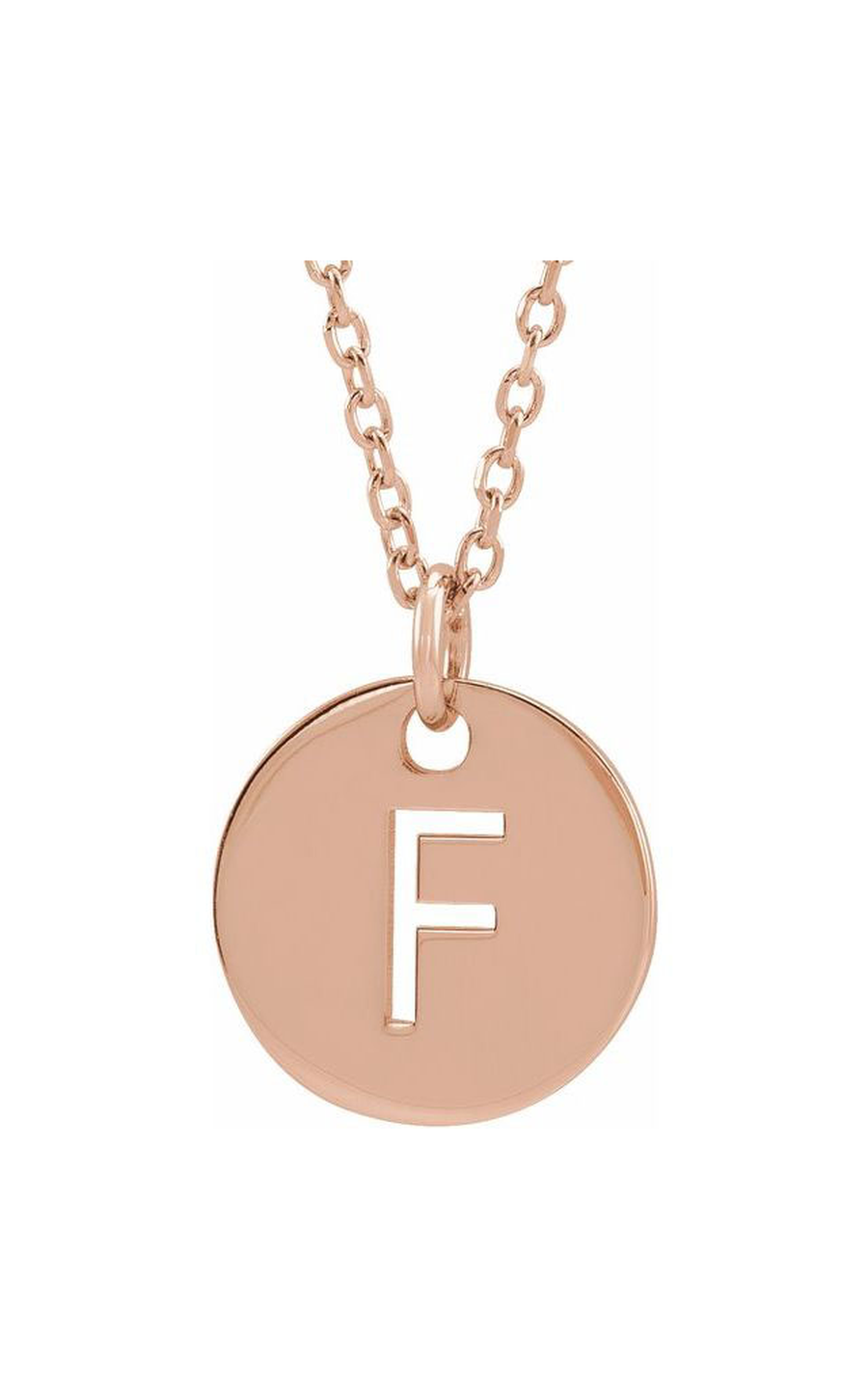 14K Rose Gold Metal Necklace