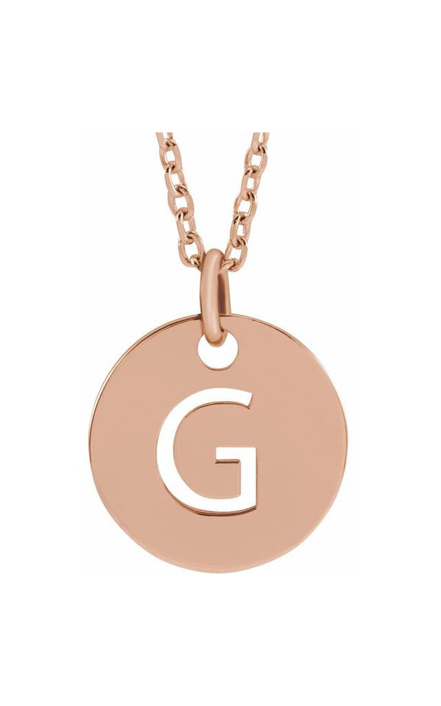14K Rose Gold Metal Necklace