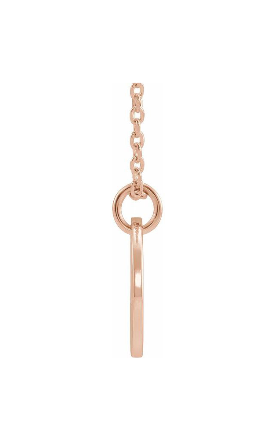 14K Rose Gold Metal Necklace