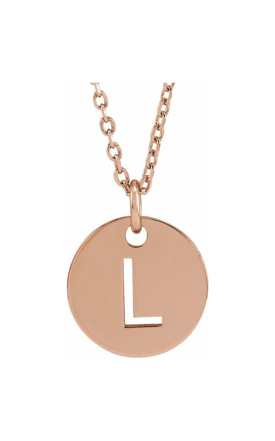 14K Rose Gold Metal Necklace