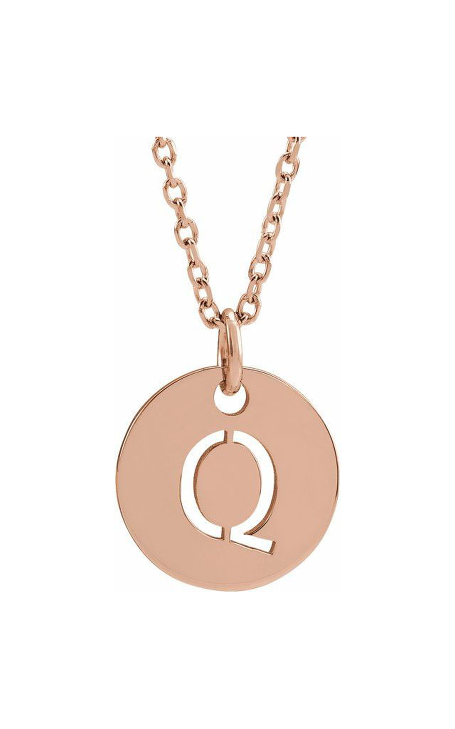 14K Rose Gold Metal Necklace
