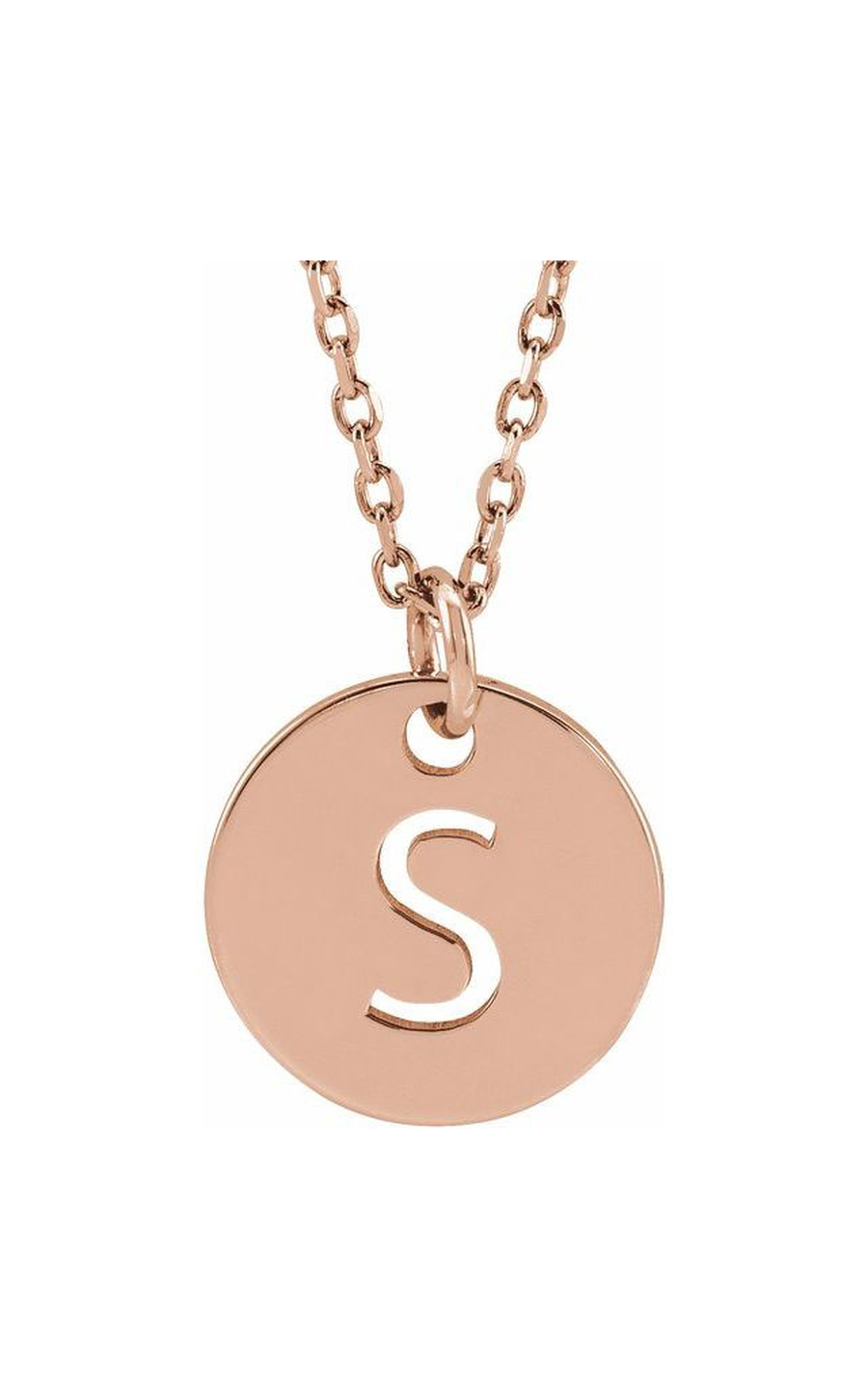 14K Rose Gold Metal Necklace