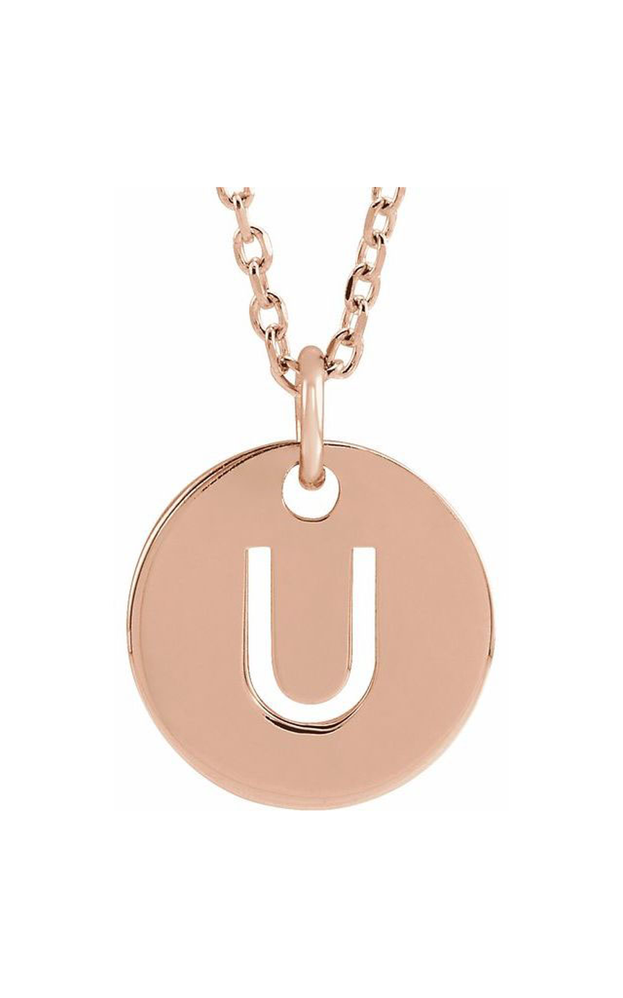 14K Rose Gold Metal Necklace