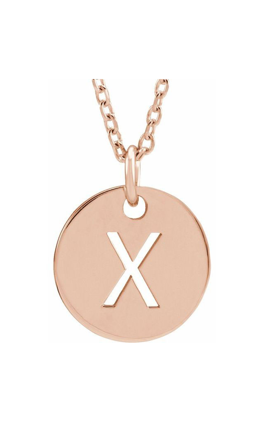 14K Rose Gold Metal Necklace