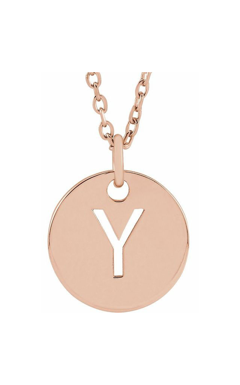 14K Rose Gold Metal Necklace