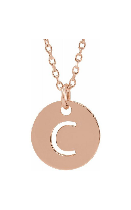 18K Rose Gold Plated Sterling Silver (925) Metal Necklace