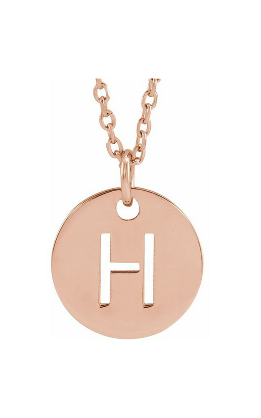 18K Rose Gold Plated Sterling Silver (925) Metal Necklace