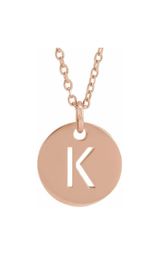 18K Rose Gold Plated Sterling Silver (925) Metal Necklace