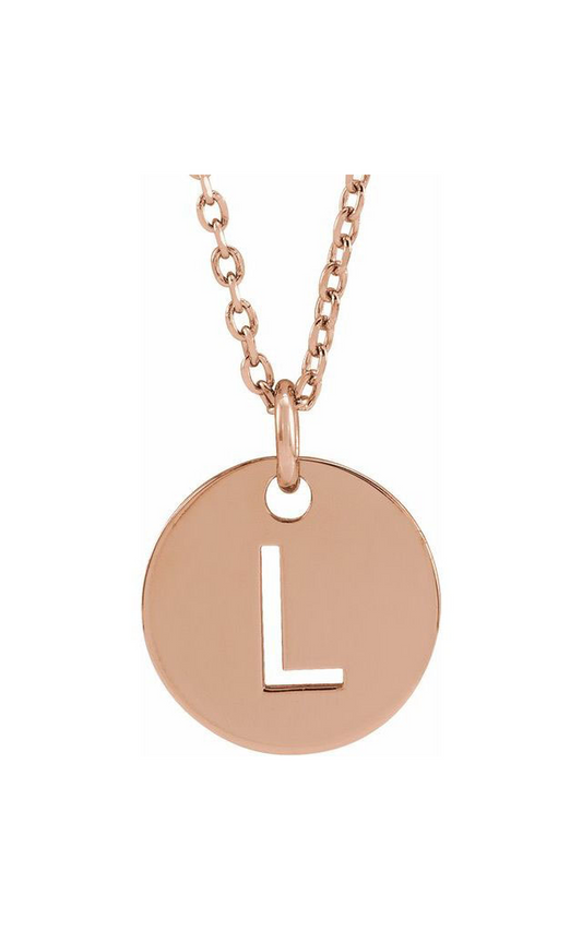18K Rose Gold Plated Sterling Silver (925) Metal Necklace