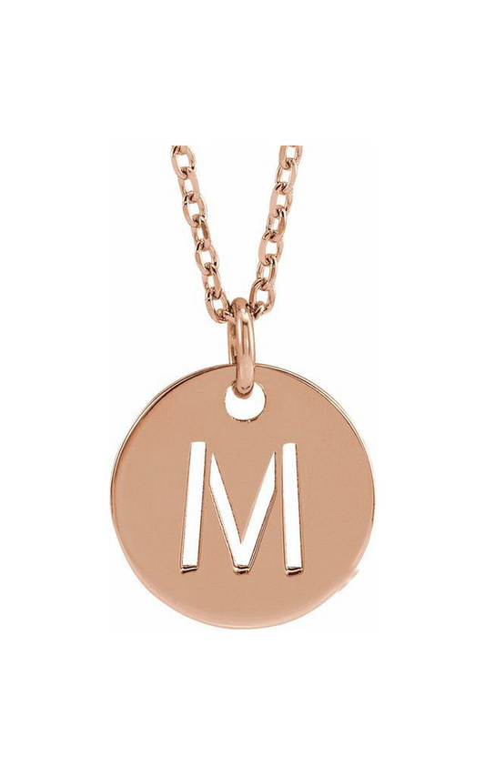 18K Rose Gold Plated Sterling Silver (925) Metal Necklace