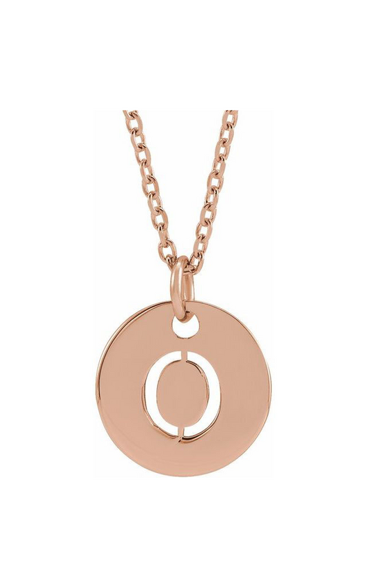 18K Rose Gold Plated Sterling Silver (925) Metal Necklace