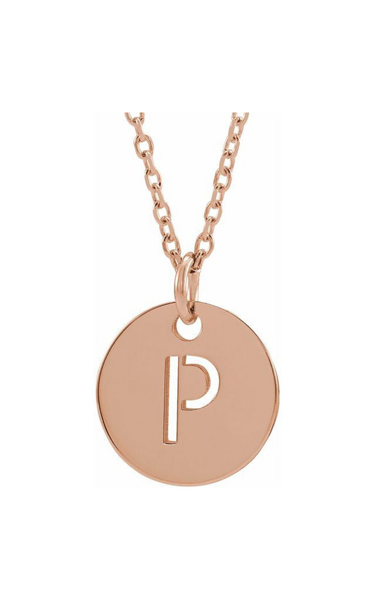 18K Rose Gold Plated Sterling Silver (925) Metal Necklace