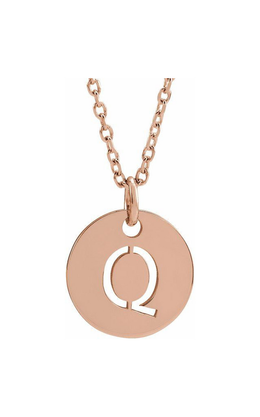 18K Rose Gold Plated Sterling Silver (925) Metal Necklace