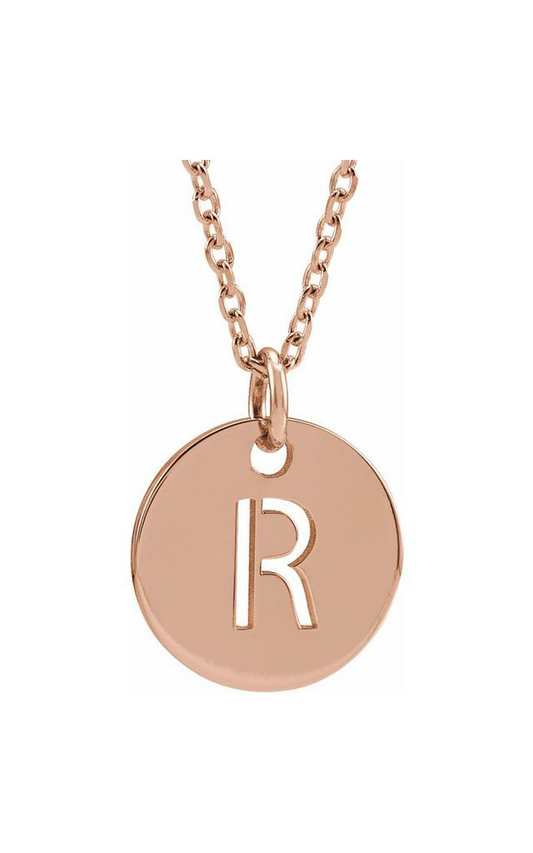 18K Rose Gold Plated Sterling Silver (925) Metal Necklace