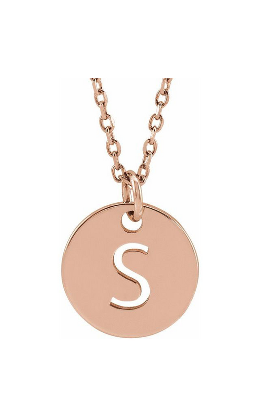 18K Rose Gold Plated Sterling Silver (925) Metal Necklace