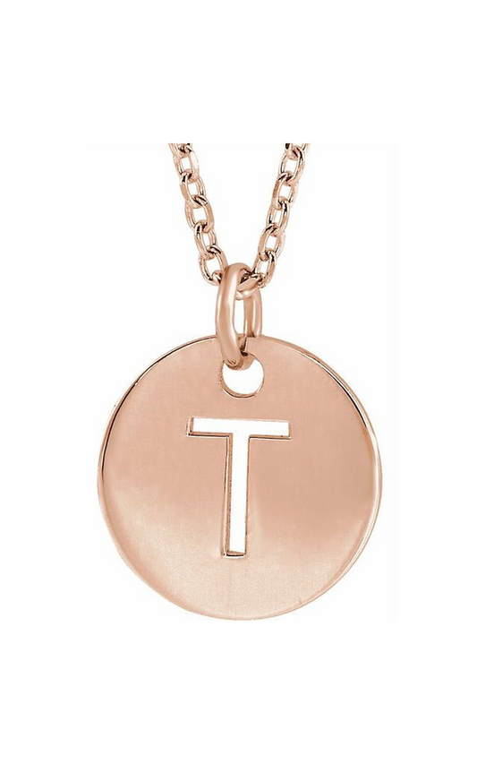 18K Rose Gold Plated Sterling Silver (925) Metal Necklace