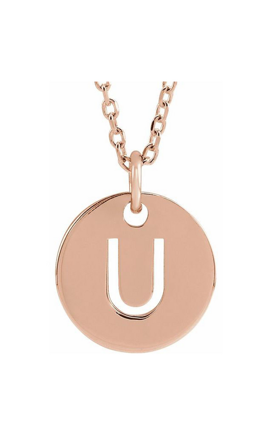 18K Rose Gold Plated Sterling Silver (925) Metal Necklace