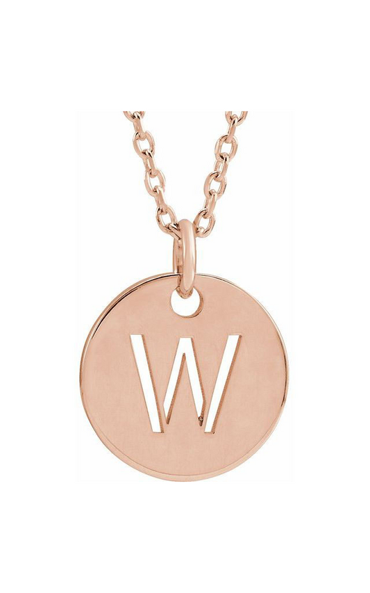 18K Rose Gold Plated Sterling Silver (925) Metal Necklace