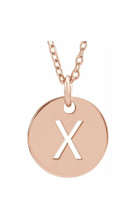 18K Rose Gold Plated Sterling Silver (925) Metal Necklace