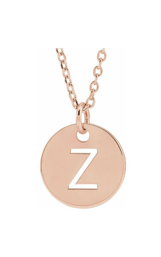 18K Rose Gold Plated Sterling Silver (925) Metal Necklace