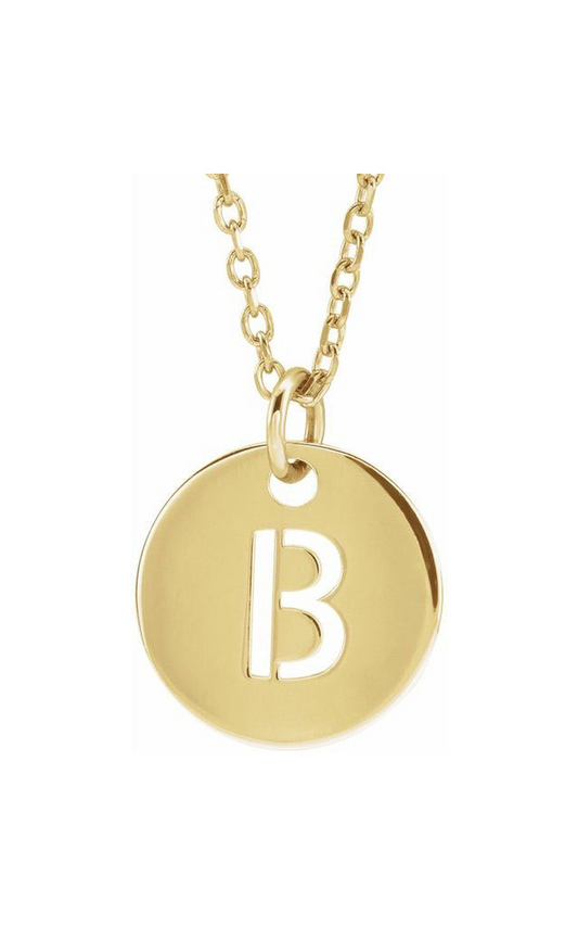 14K Yellow Gold Metal Necklace